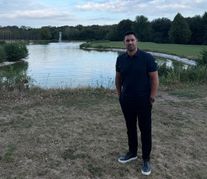 Marcel Gallmayer, im Golfclub Schönbuch, sagt: "Braun ist das neue Grün."
